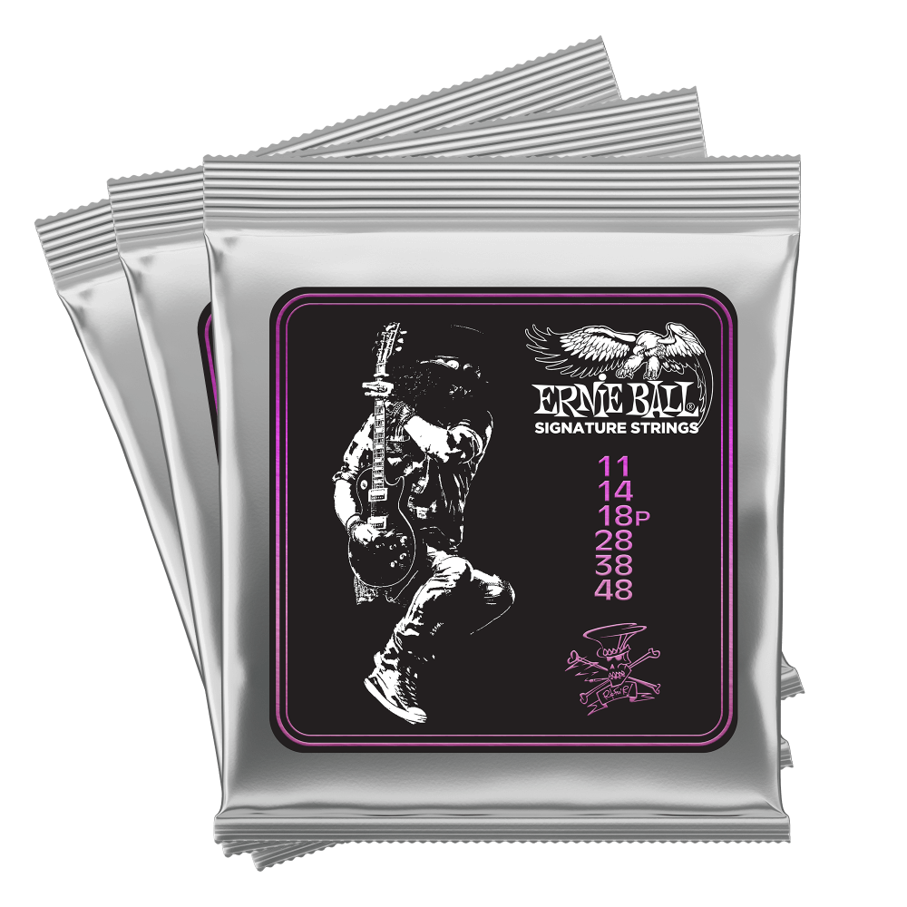 Ernie Ball Limited-edition Slash Paradigm Slinky Electric Guitar Strings (11-48) Tin Box