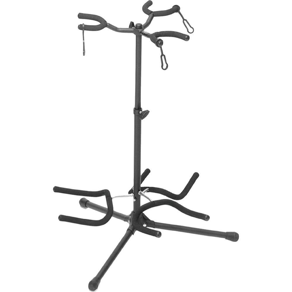 Triple guitar stand, fits electrics, classicals, acoustics and basses