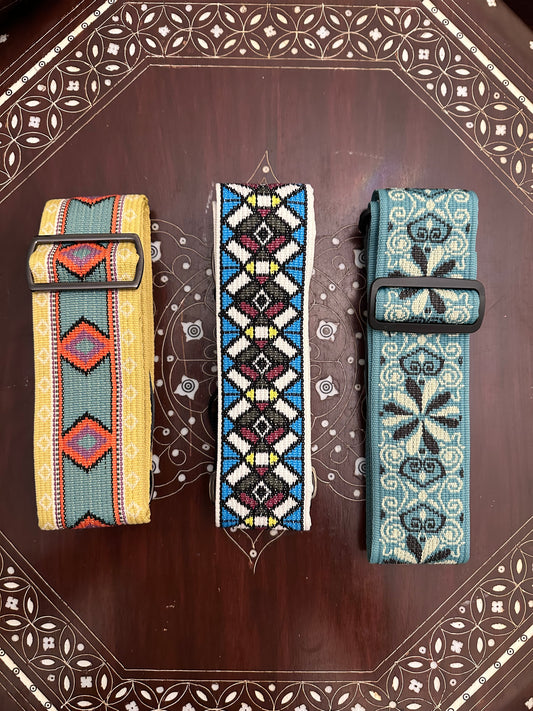 Embroidered Guitar Straps (Collection #1)