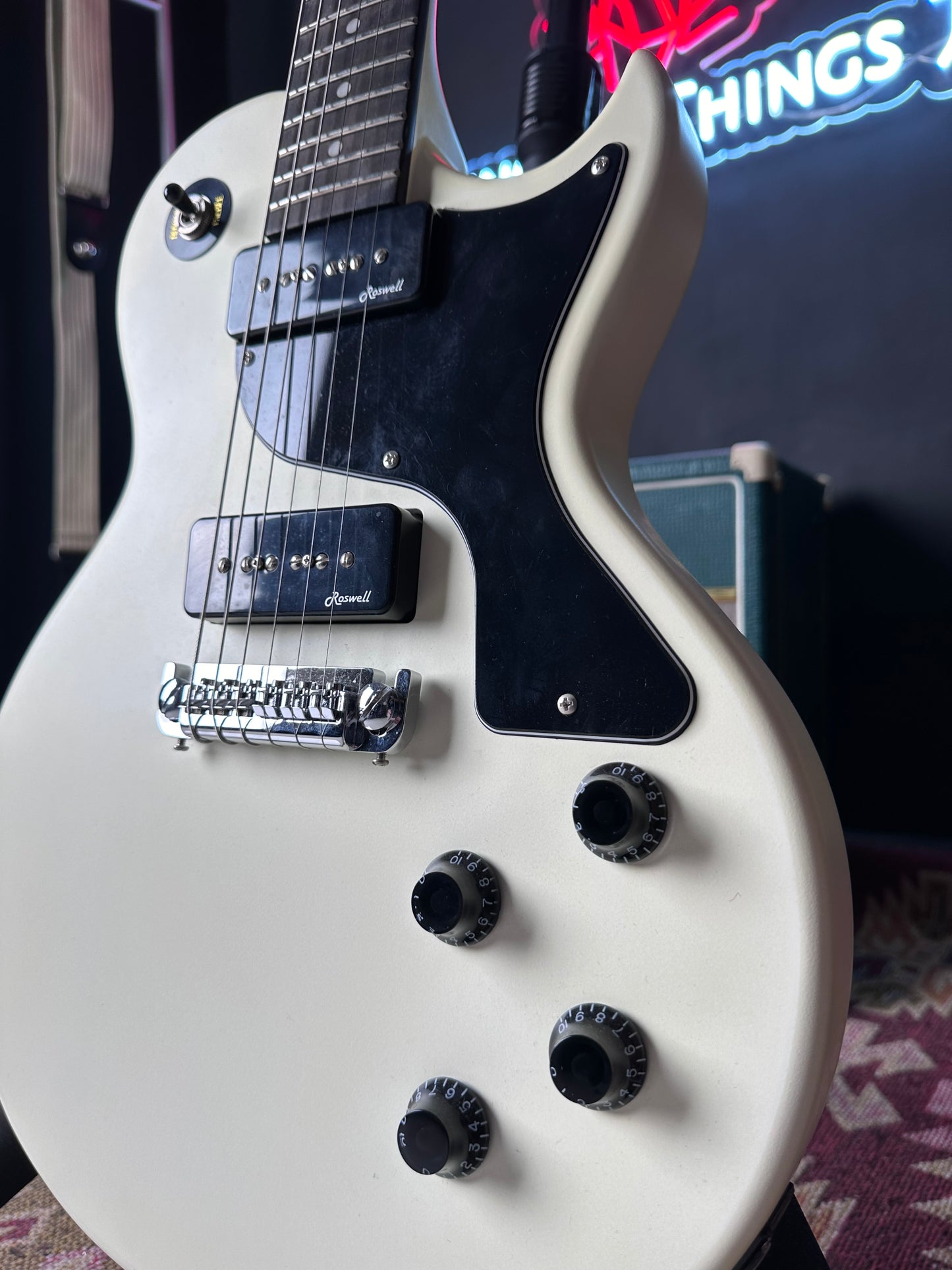 Harley Benton SC-Special Faded White Electric Guitar