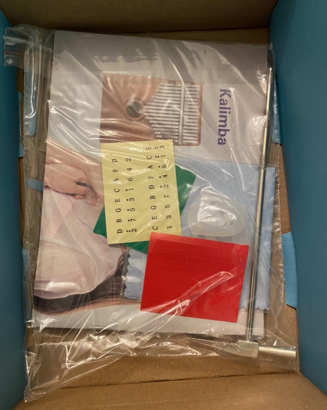 Kalimba Thumb Piano 17 Key with bag and hammer