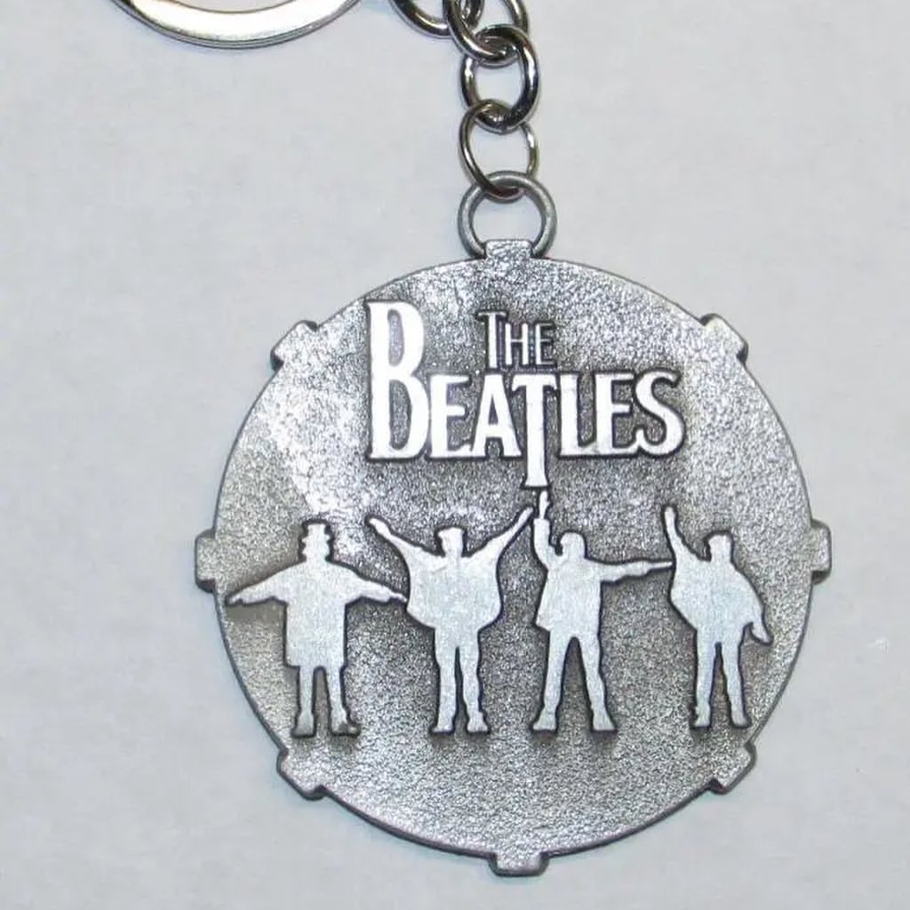 The Beatles Faces Keyring (Silver)