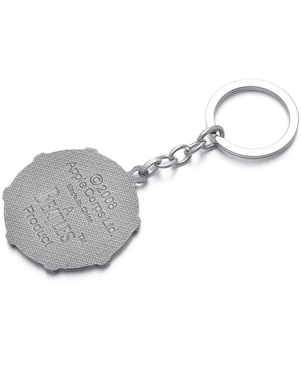 The Beatles Drum Keyring (Silver)