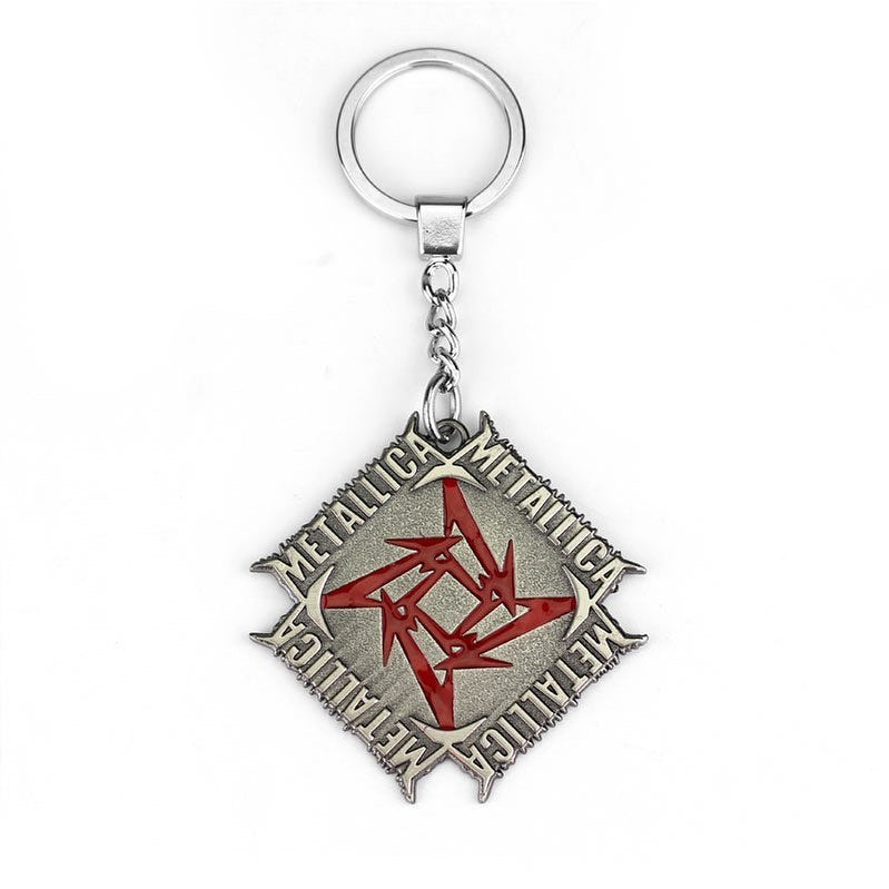 Metallica Load/Reload/St Anger Era Logo Keyring (Bronze)