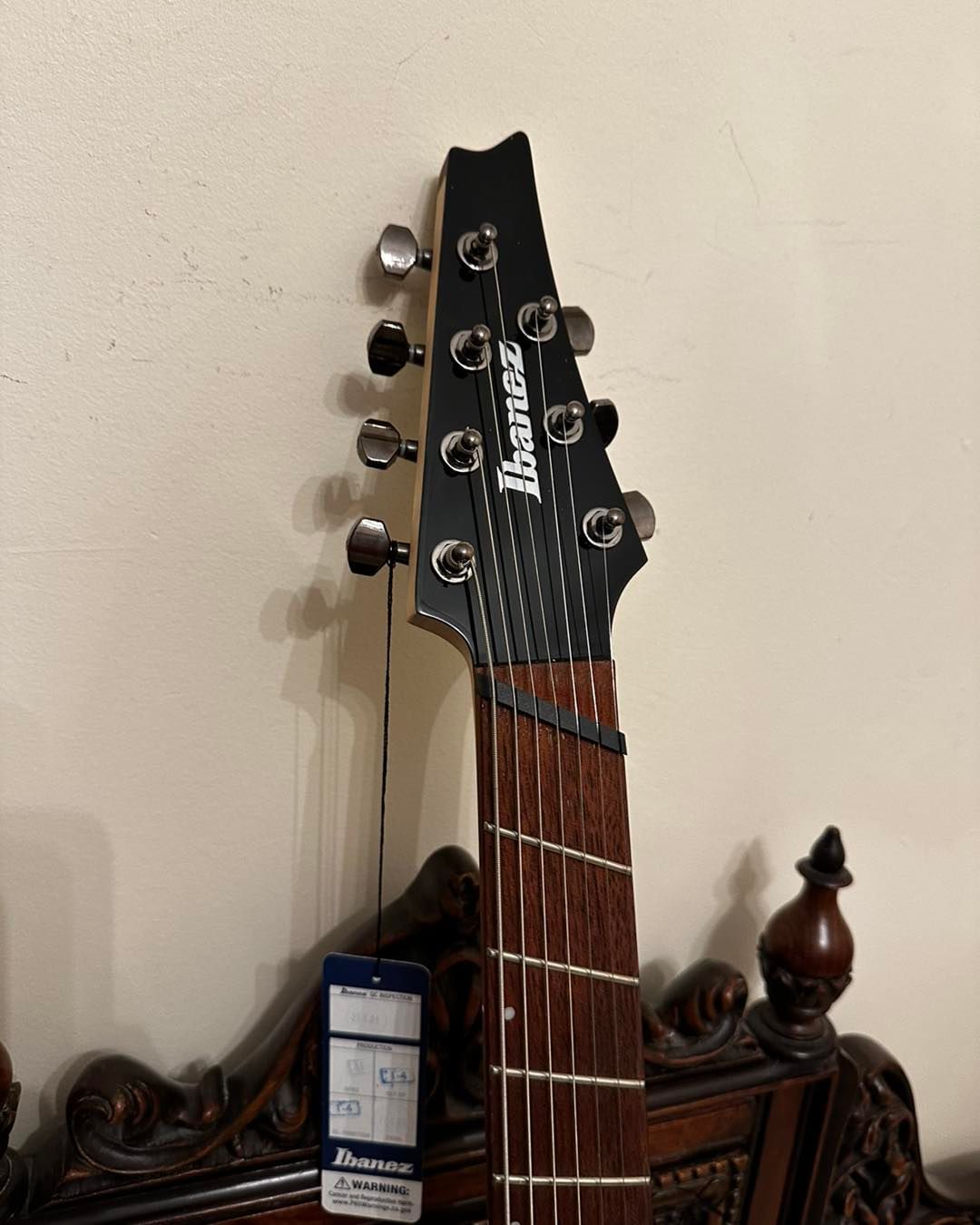 * Brand New * Ibanez Iron Label RGMS7 7 String multiscale Electric Guitar