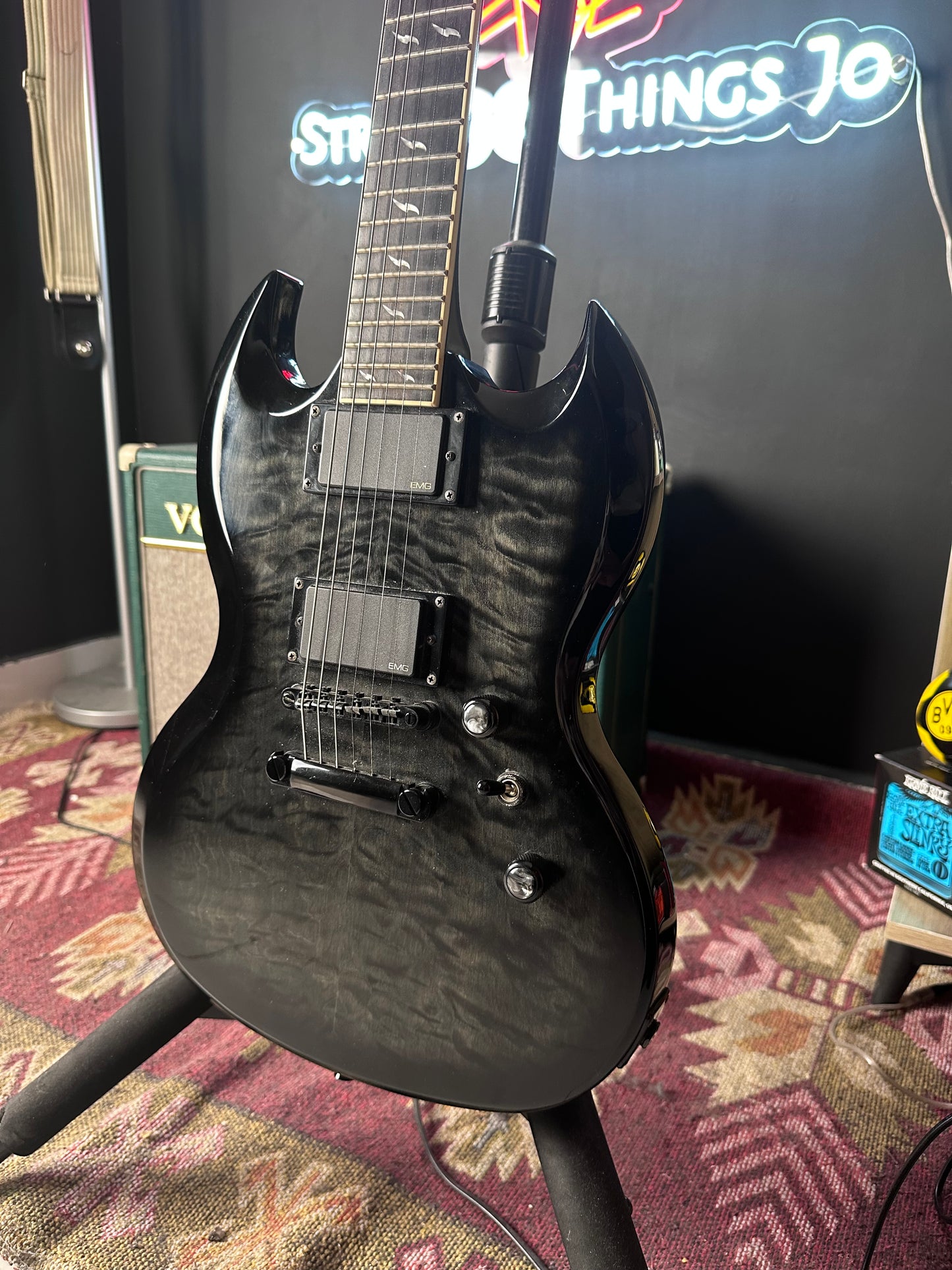 Epiphone SG Prophecy Midnight Ebony Electric Guitar