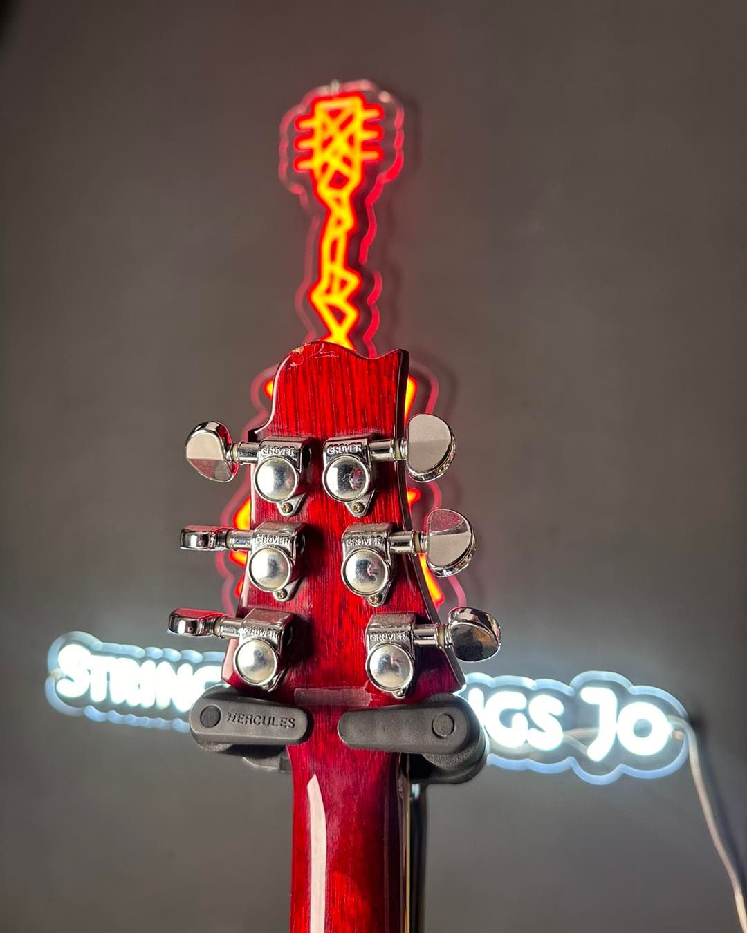 Samick GT-2/TR Red Quilt Top Flying V Electric Guitar
