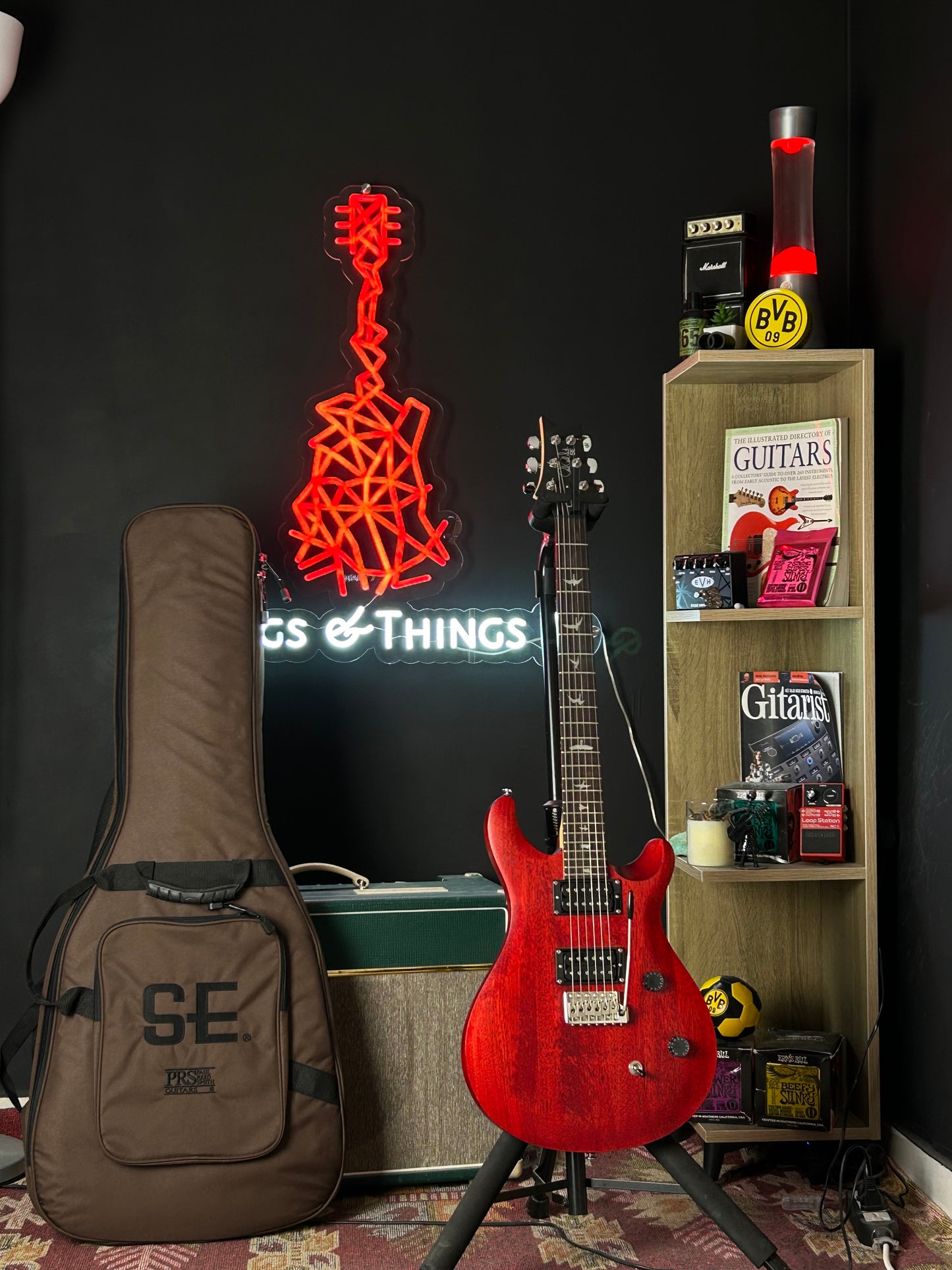 PRS SE CE 24 Standard Vintage Cherry Satin Electric Guitar