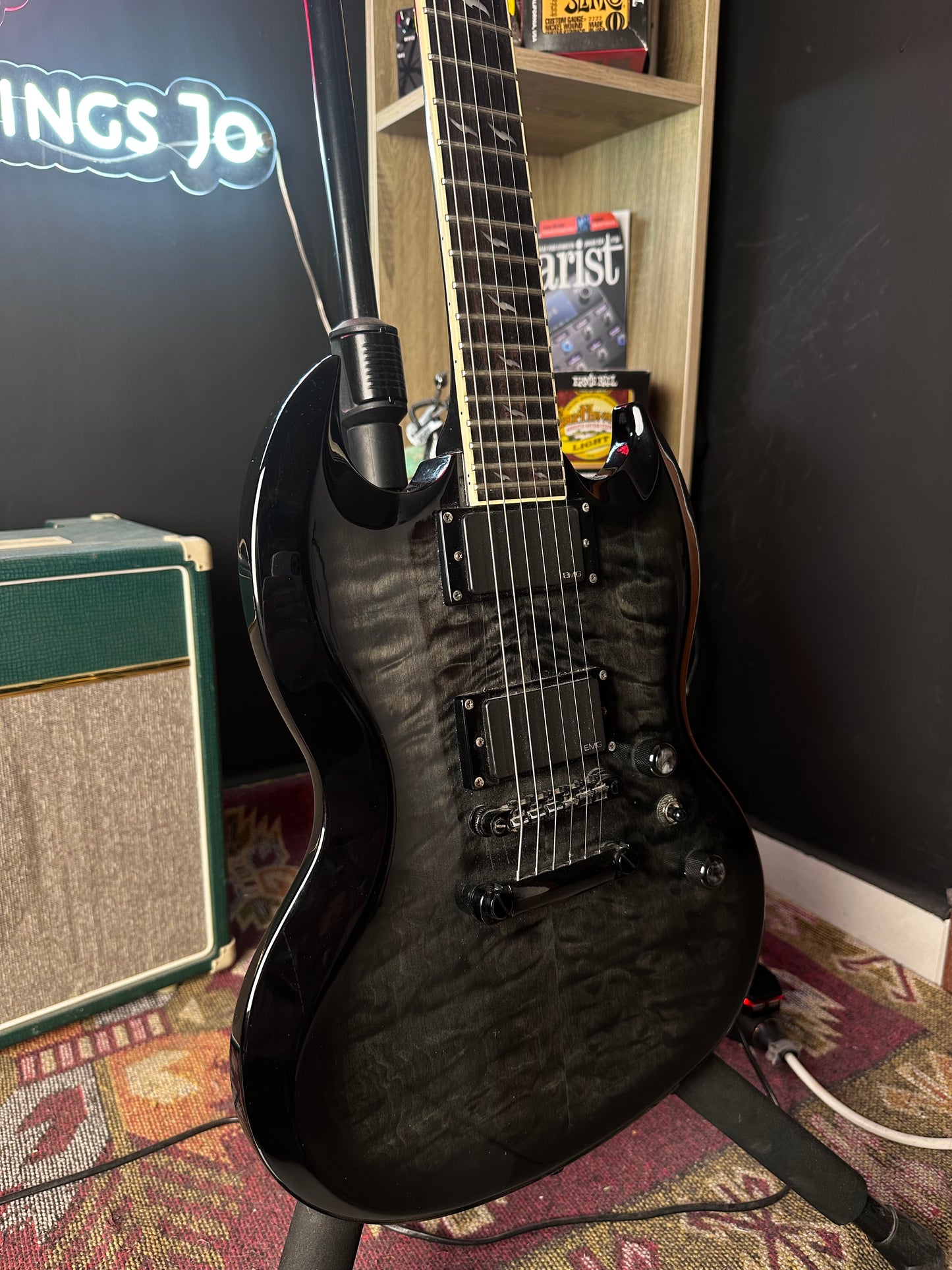 Epiphone SG Prophecy Midnight Ebony Electric Guitar