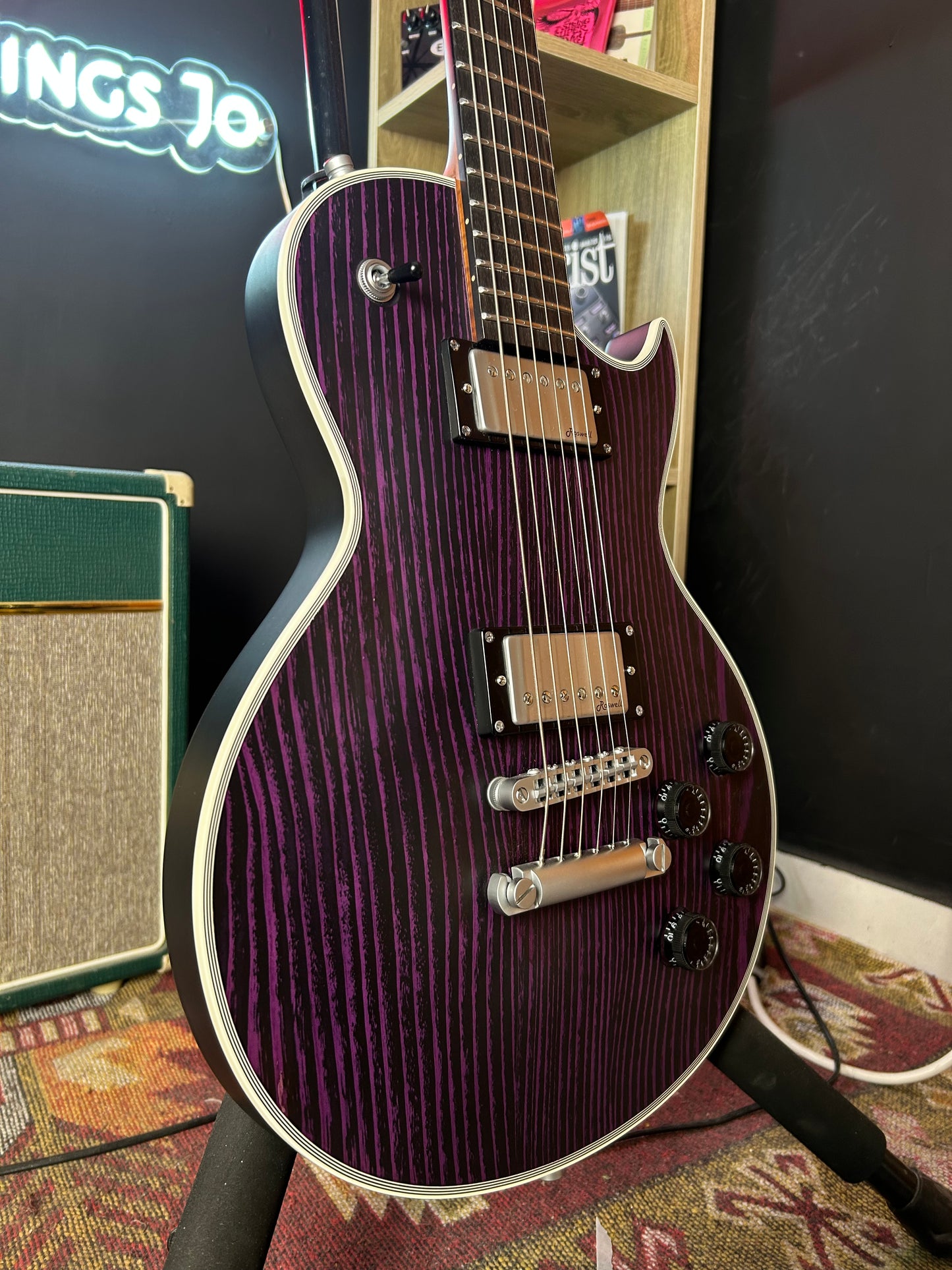 Harley Benton Agufish Custom Signature PB Baritone Electric Guitar