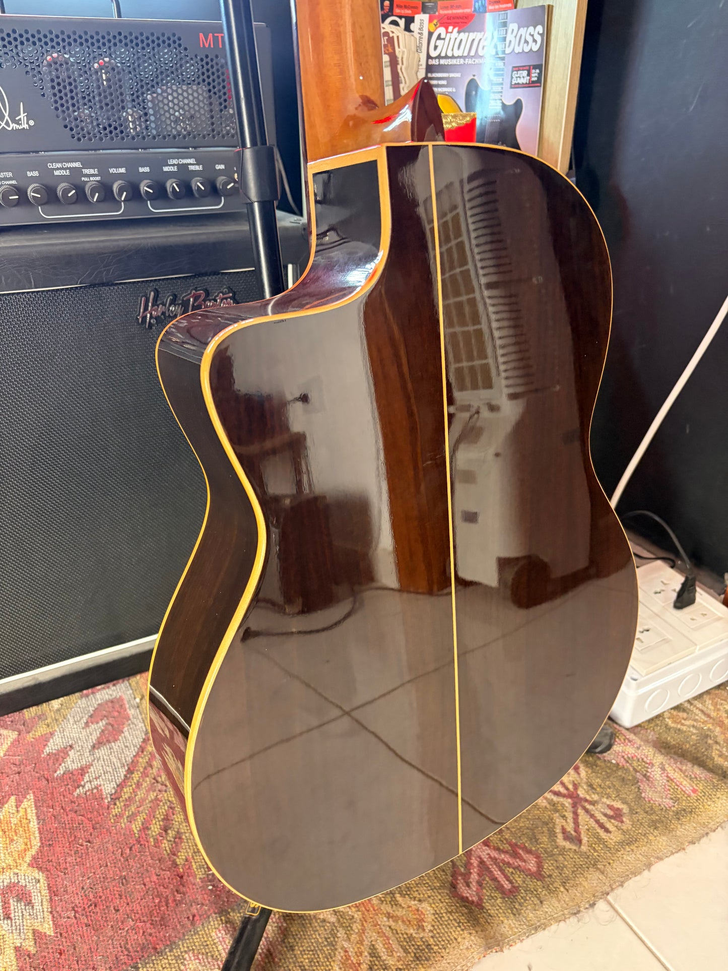 Cordoba GK Studio Negra “Wine Red” Limited Edition Iberia Series Gypsy Kings Signature Classical/Electric Guitar