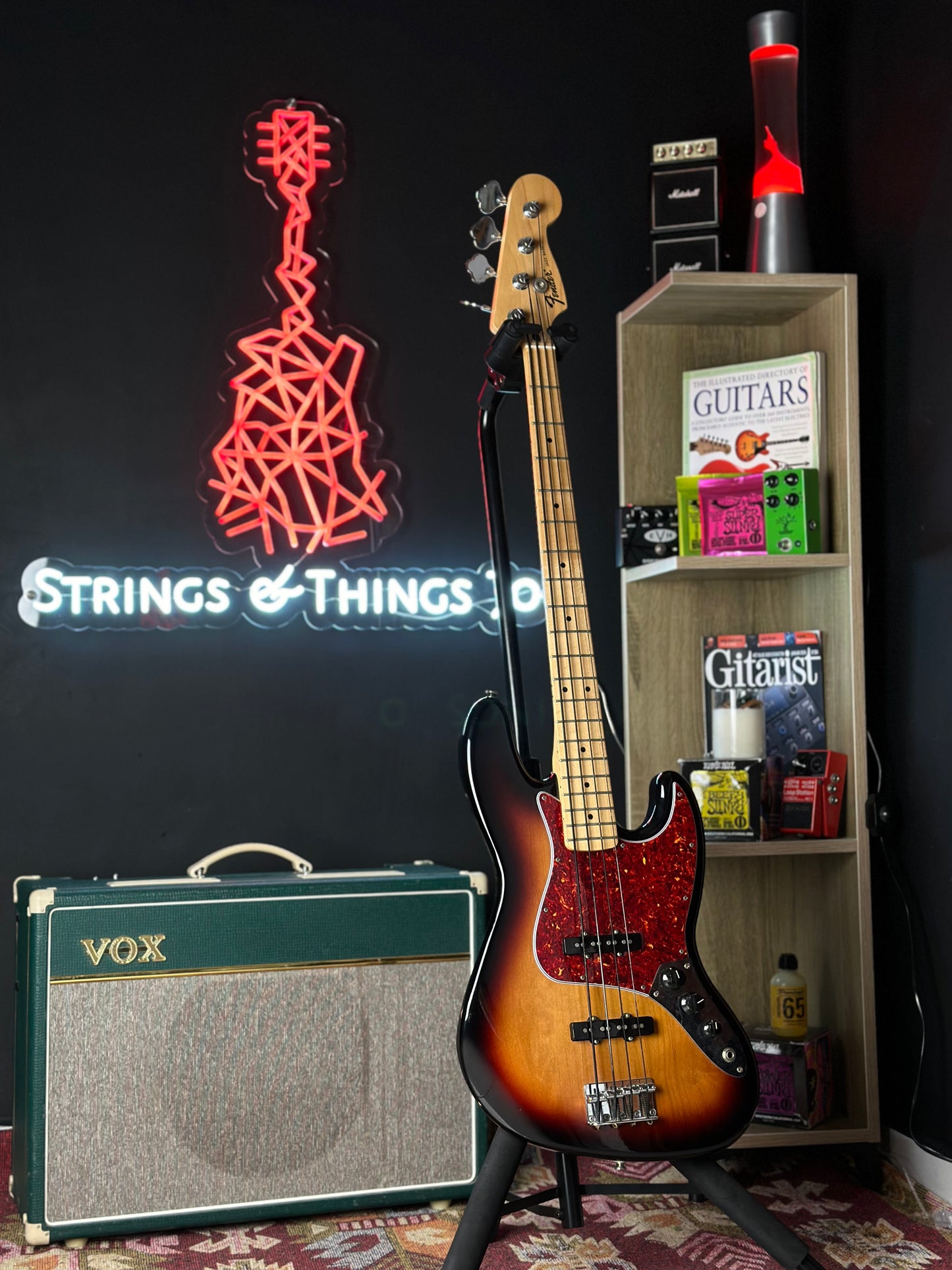 Fender MIM Standard Jazz BassĀ® Brown Sunburst