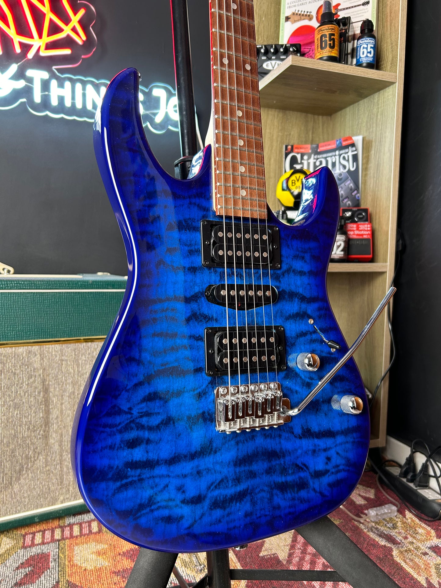 Ibanez GRX70QA TBB Electric Guitar