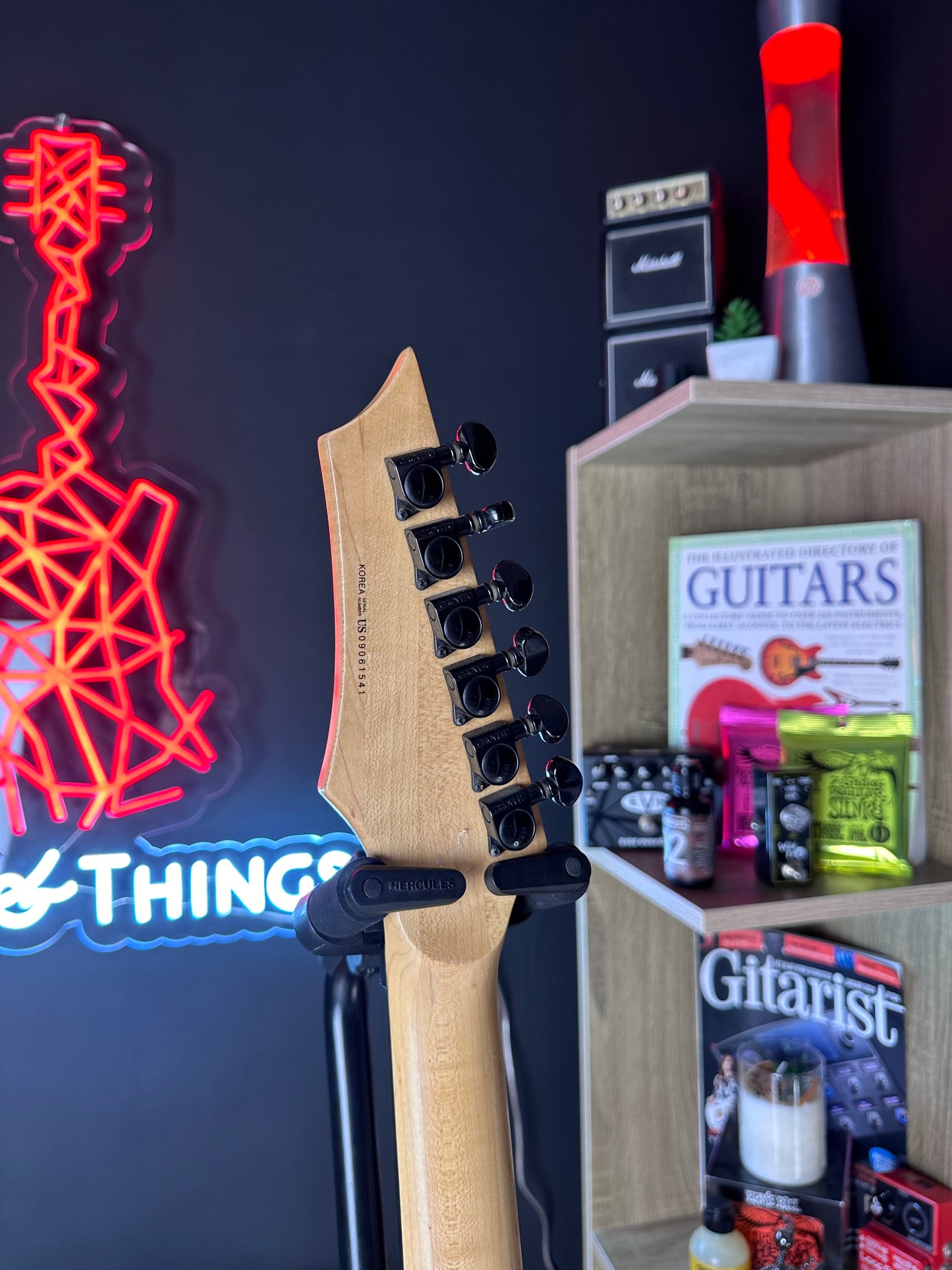 Dean Exile Select Floyd EMG BLK