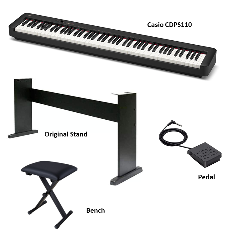 Brand New Casio CDP S110 88 Weighted Keys Digital Piano with stand