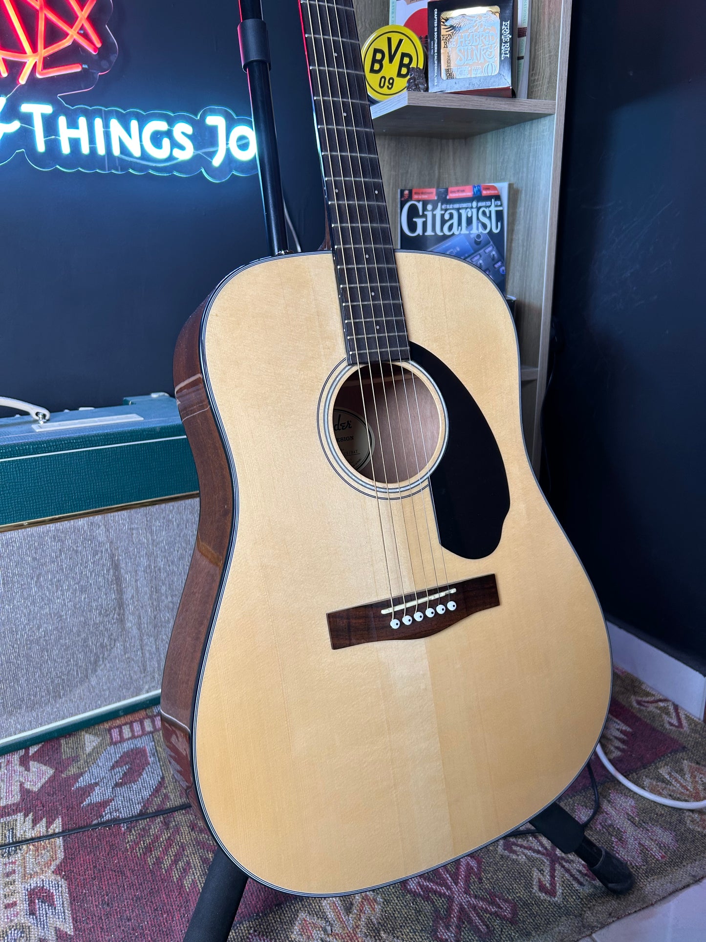 Fender CD60 V2 Nat Acoustic Guitar