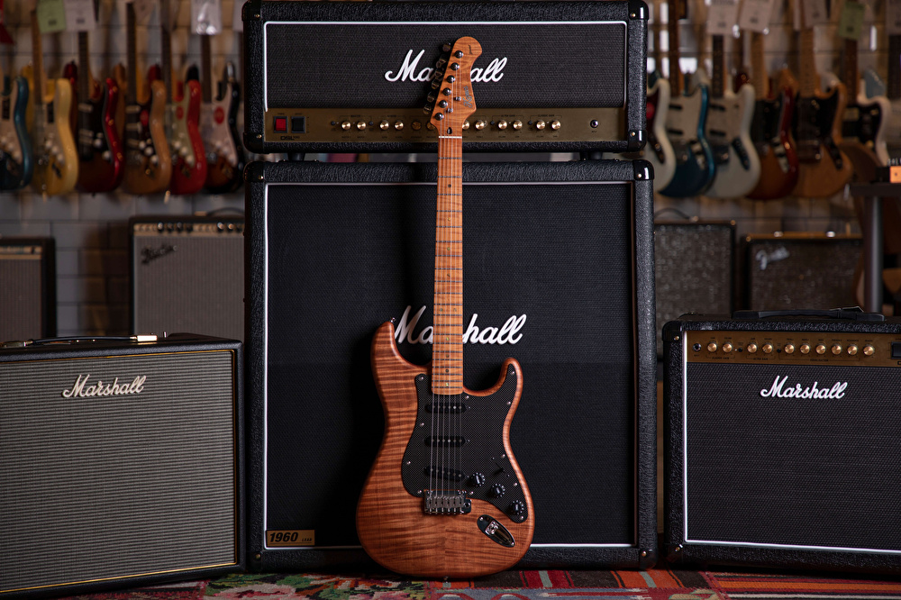 Kozmos KST-S357-CRM Custom Electric Guitar upgraded with David Gilmour EMG set