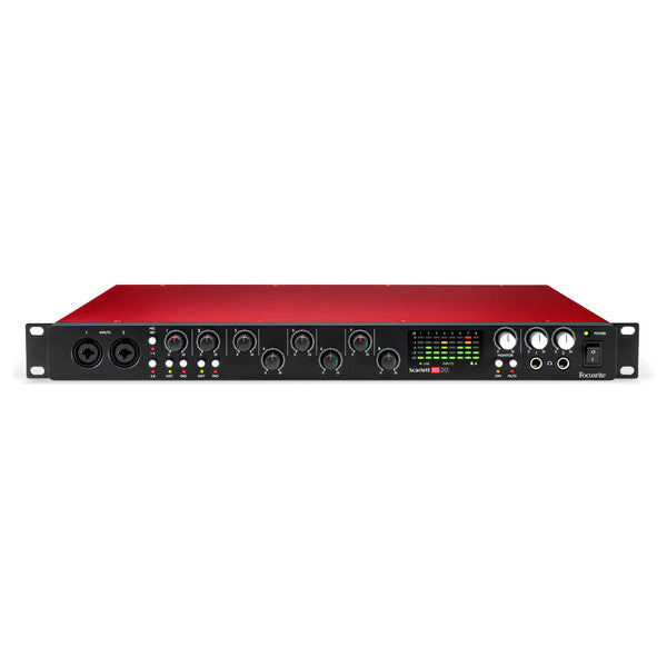 Focusrite Scarlett 18i20 Audio Interface (8 combo XLR inputs, 10 analogue line outputs)