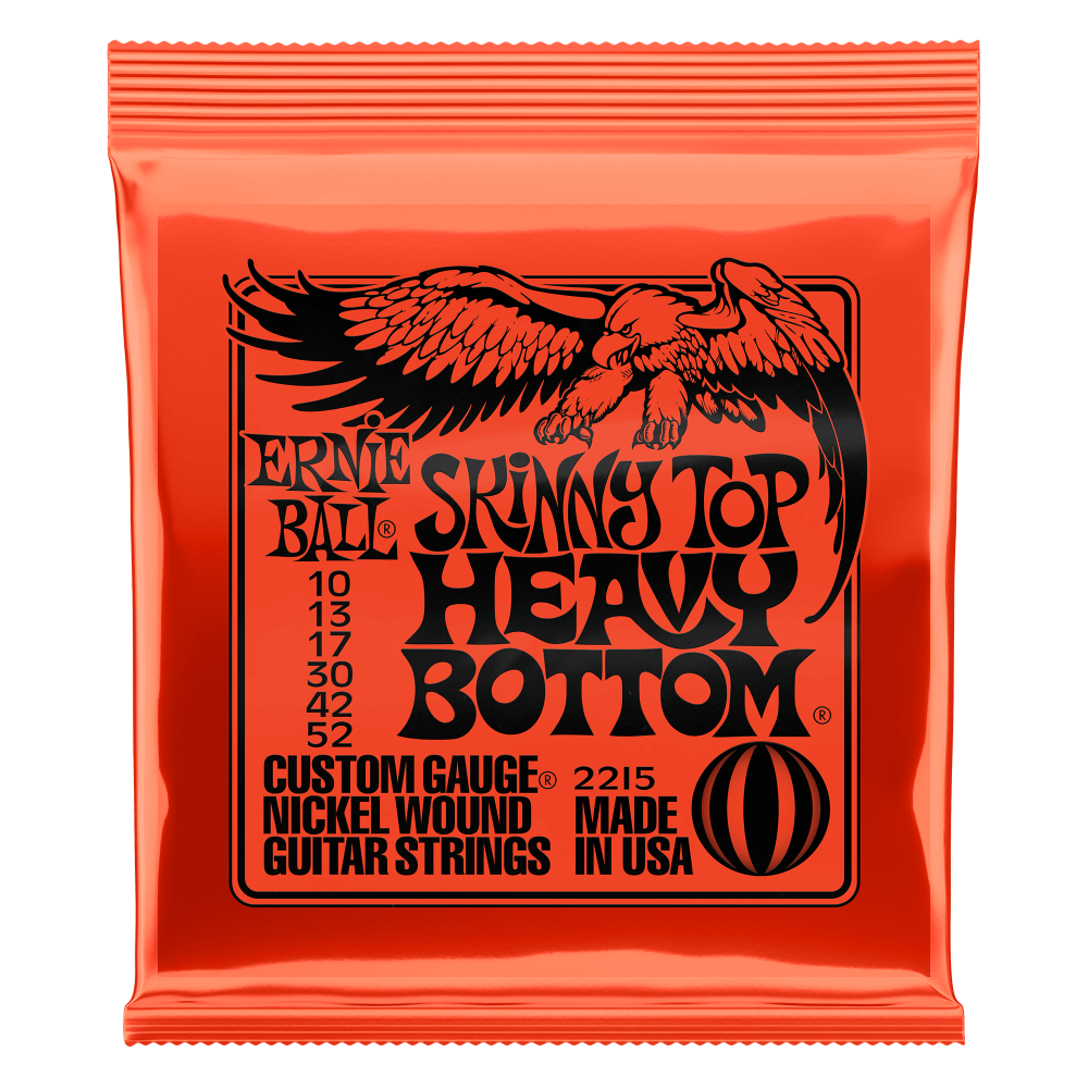 Ernie Ball Skinny top Heavy bottom® Electric Guitar Strings (10-52)