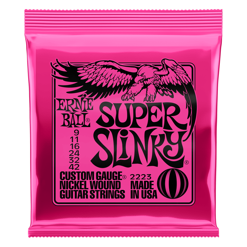 Ernie Ball Super Slinky® Electric Guitar Strings (9-42)