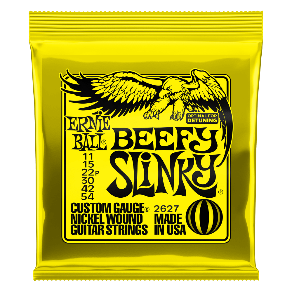 Ernie Ball Beefy Slinky®️ Electric Guitar Strings (11-54)