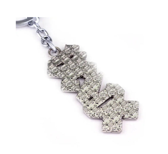 AC/DC Keyring (Silver)