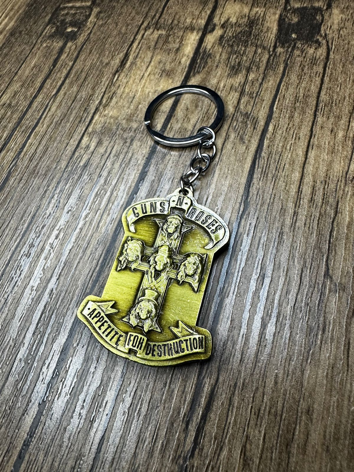 Guns N’ Roses Appetite For Destruction Keyring (Bronze)
