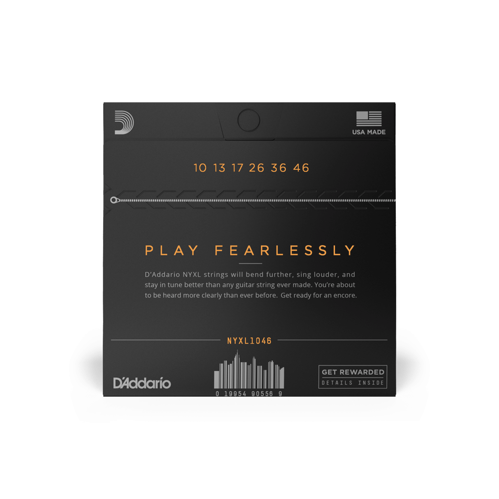 D’Addario NYXL® Electric Guitar Strings (10-46)