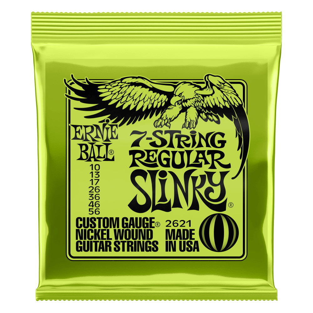 Ernie Ball 7-String Regular Slinky® Electric Guitar Strings (10-56)