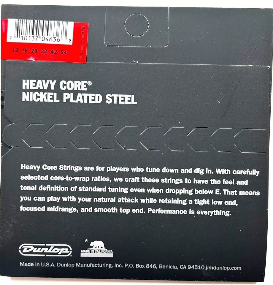 Jim Dunlop Heavy core Nickel plated steel (12 - 54)