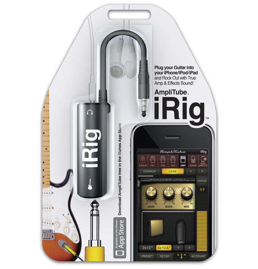 iRig 1 Guitar Effects Interface Adapter for iPhone and iPad