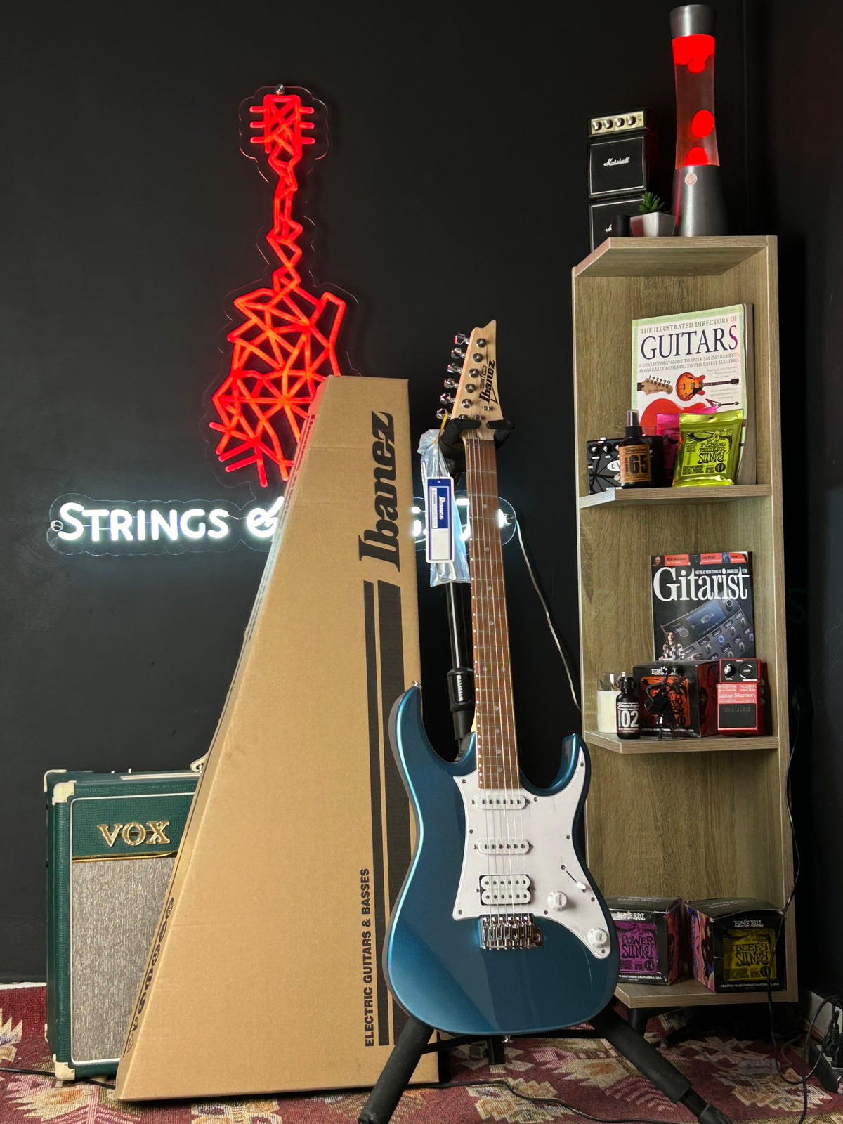 * Brand New * Ibanez GRX40 MLB Metallic Light Blue Electric Guitar * Brand New * Ibanez GRX40 MLB Metallic Light Blue Electric Guitar