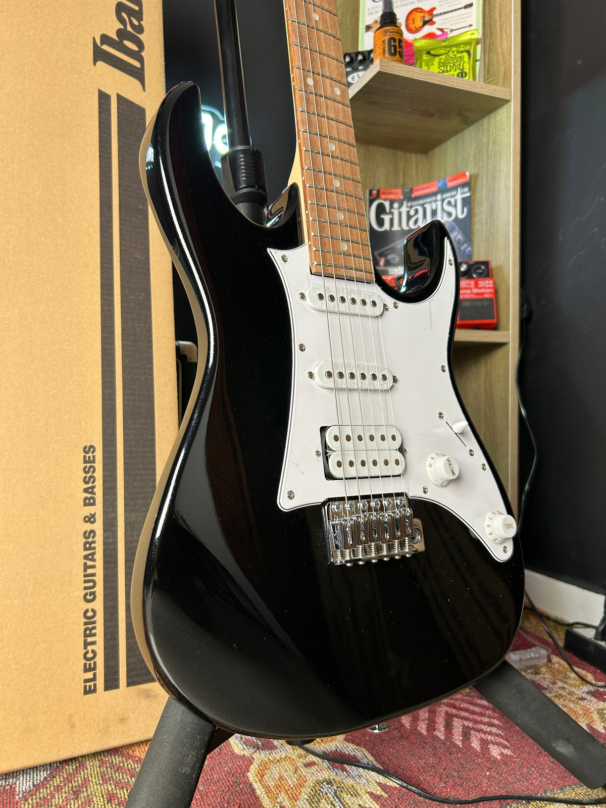 * Brand New * Ibanez GRX40 Black Night BKN Electric Guitar * Brand New * Ibanez GRX40 Black Night BKN Electric Guitar