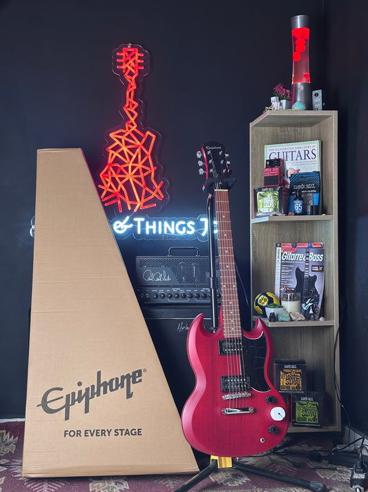 * Brand New * Epiphone SG Special Satin E1 Cherry Electric Guitar