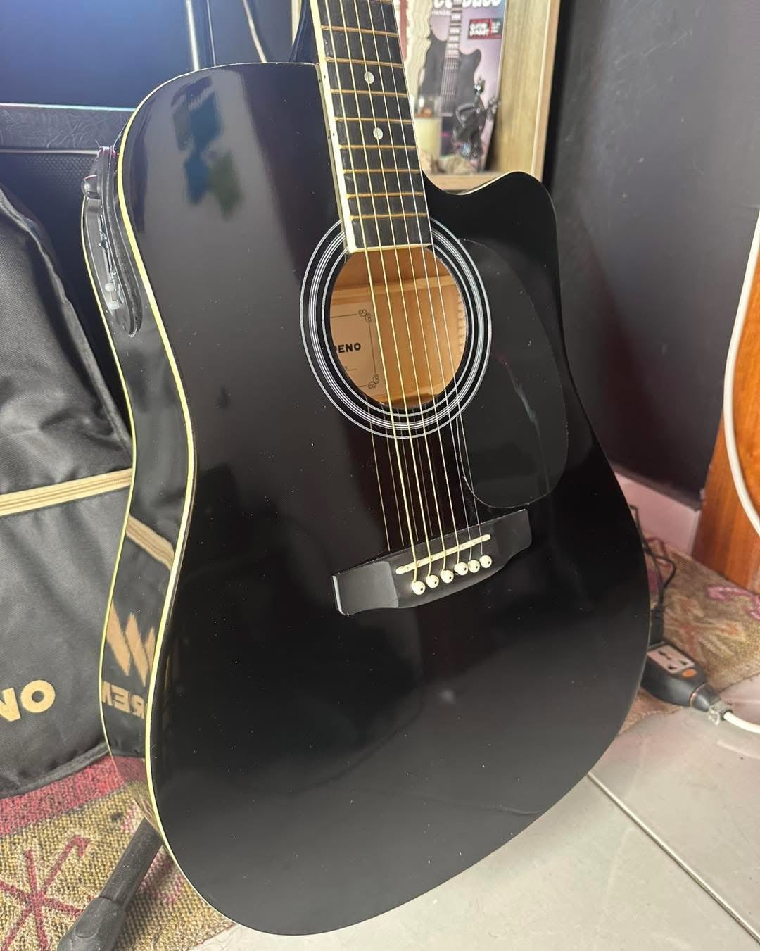 * Brand New * Moreno MAG200 Dreadnaught Electric Acoustic Guitar