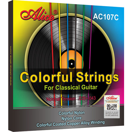 Alice AC107C Colorful Classical Guitar String Set