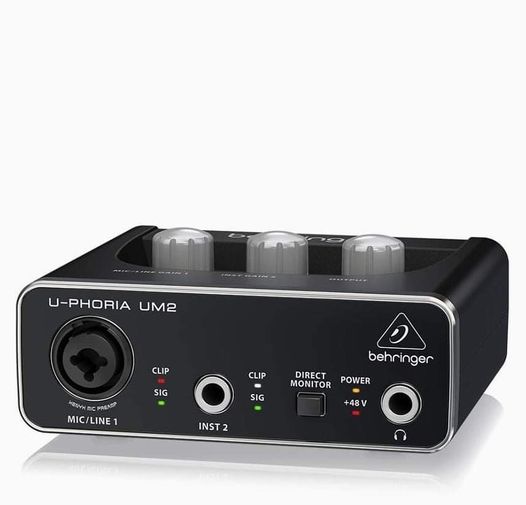Behringer U-Phoria UM2 audio interface