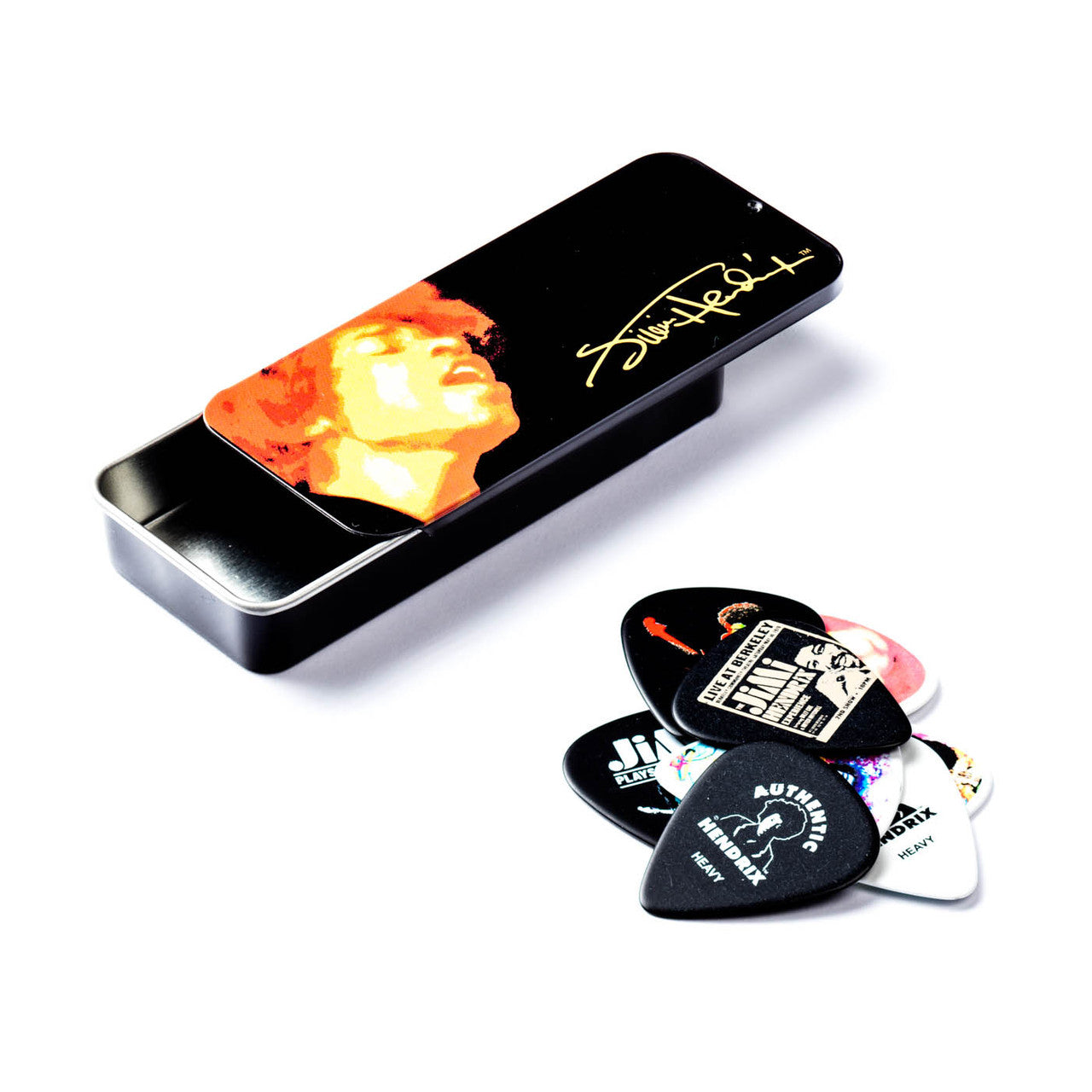 Dunlop Jimi Hendrix Collectors Picks Tin Dunlop Jimi Hendrix Collectors Picks Tin