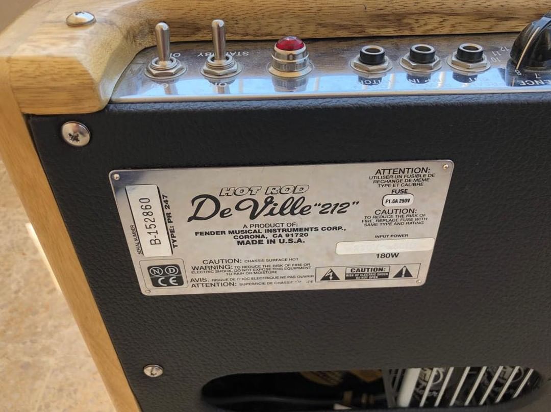 Fender Hot Rod Deville 212 III 60-watt 2x12" Limited Edition Tube Combo Amp (220V)
