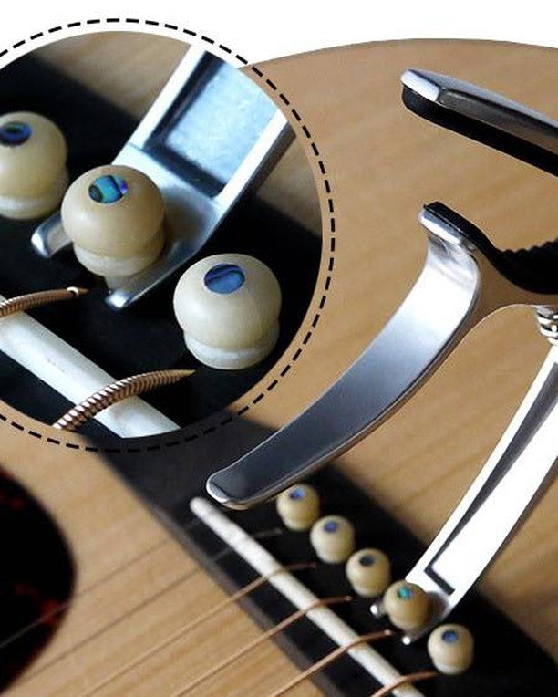Metal guitar Capo with pin remover Metal guitar Capo with pin remover