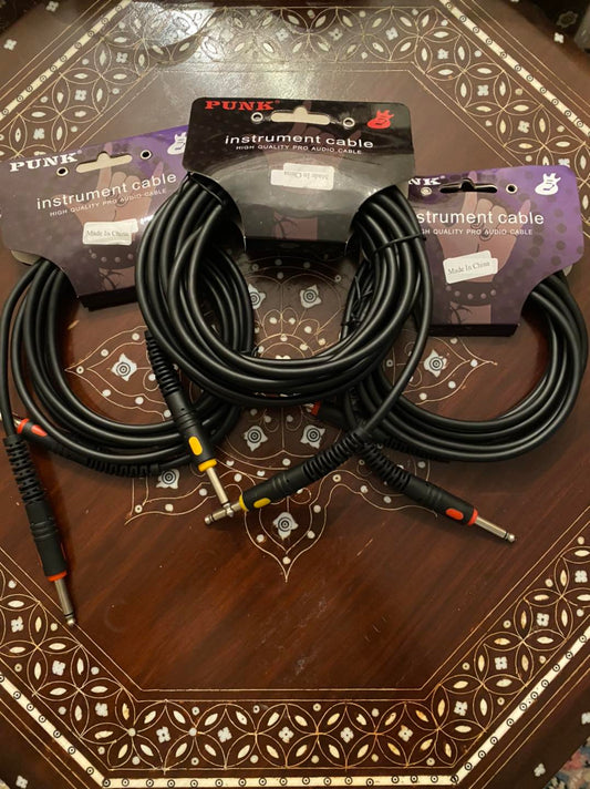 Punk Noiseless Guitar Cable - 3m (14 JDs) 6m (18 JDs)