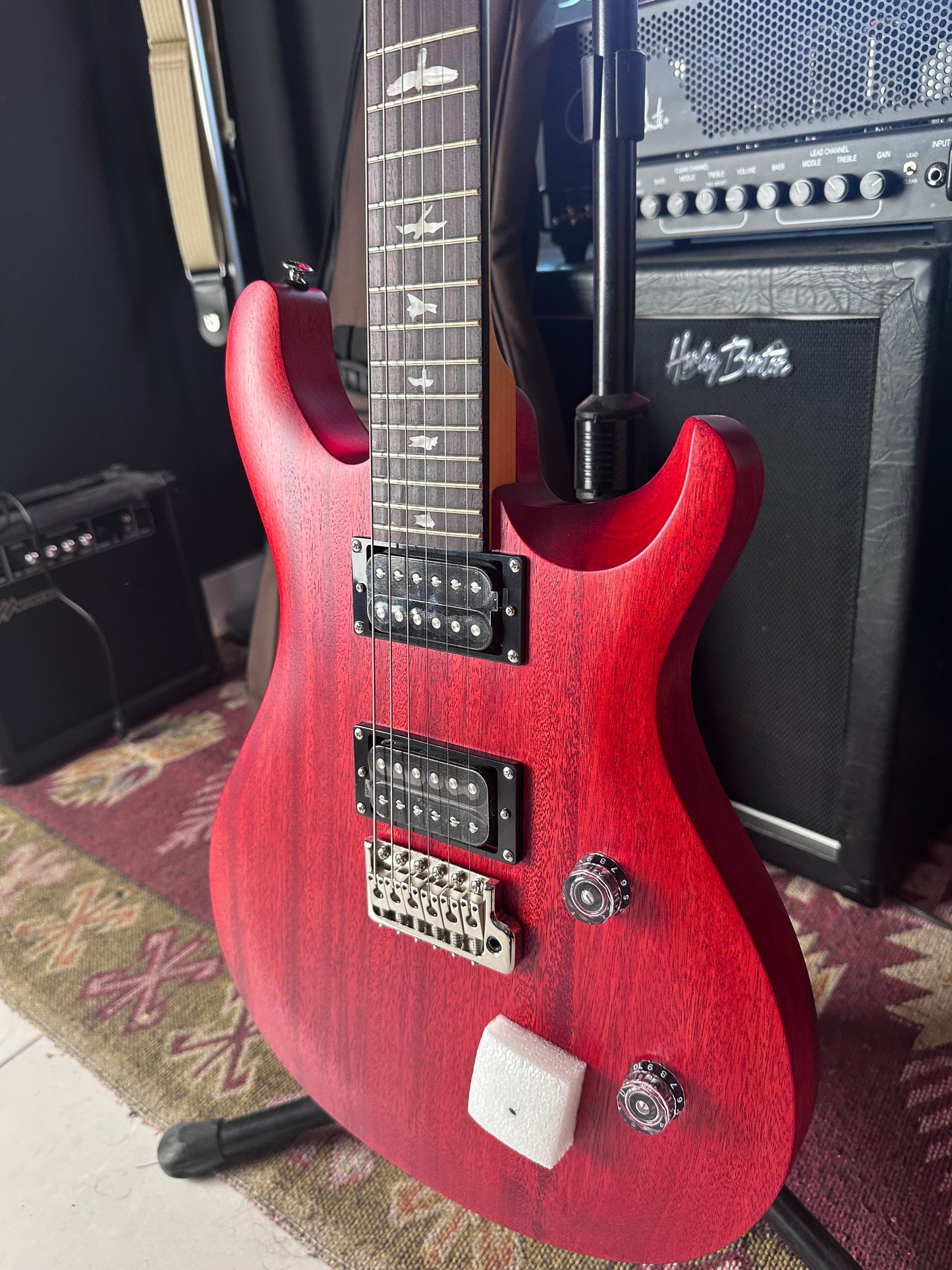 * Brand New * PRS SE CE 24 Standard Vintage Cherry Satin Electric Guitar