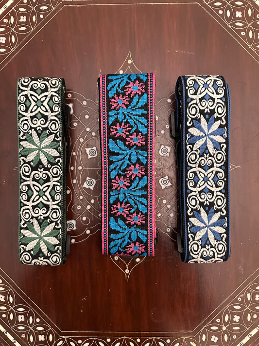 Embroidered Guitar Straps (Collection #3)
