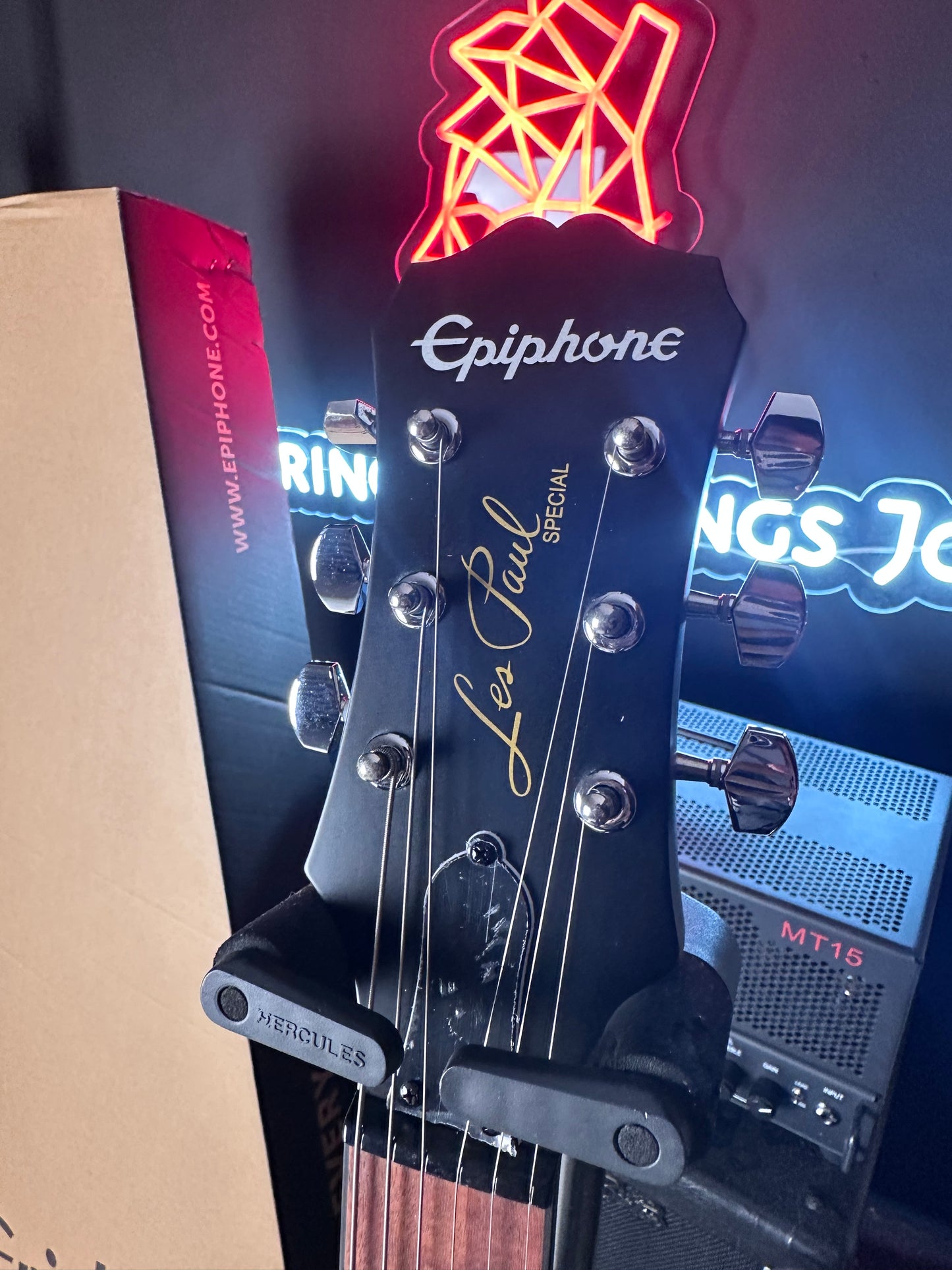 * Brand New * Epiphone Les Paul Special Satin E1 Charcoal Electric Guitar