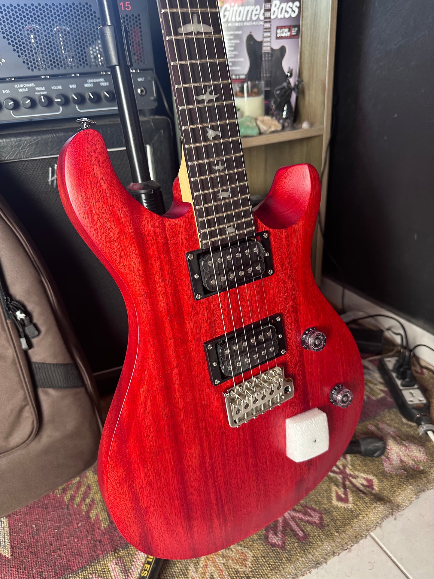 * Brand New * PRS SE CE 24 Standard Vintage Cherry Satin Electric Guitar