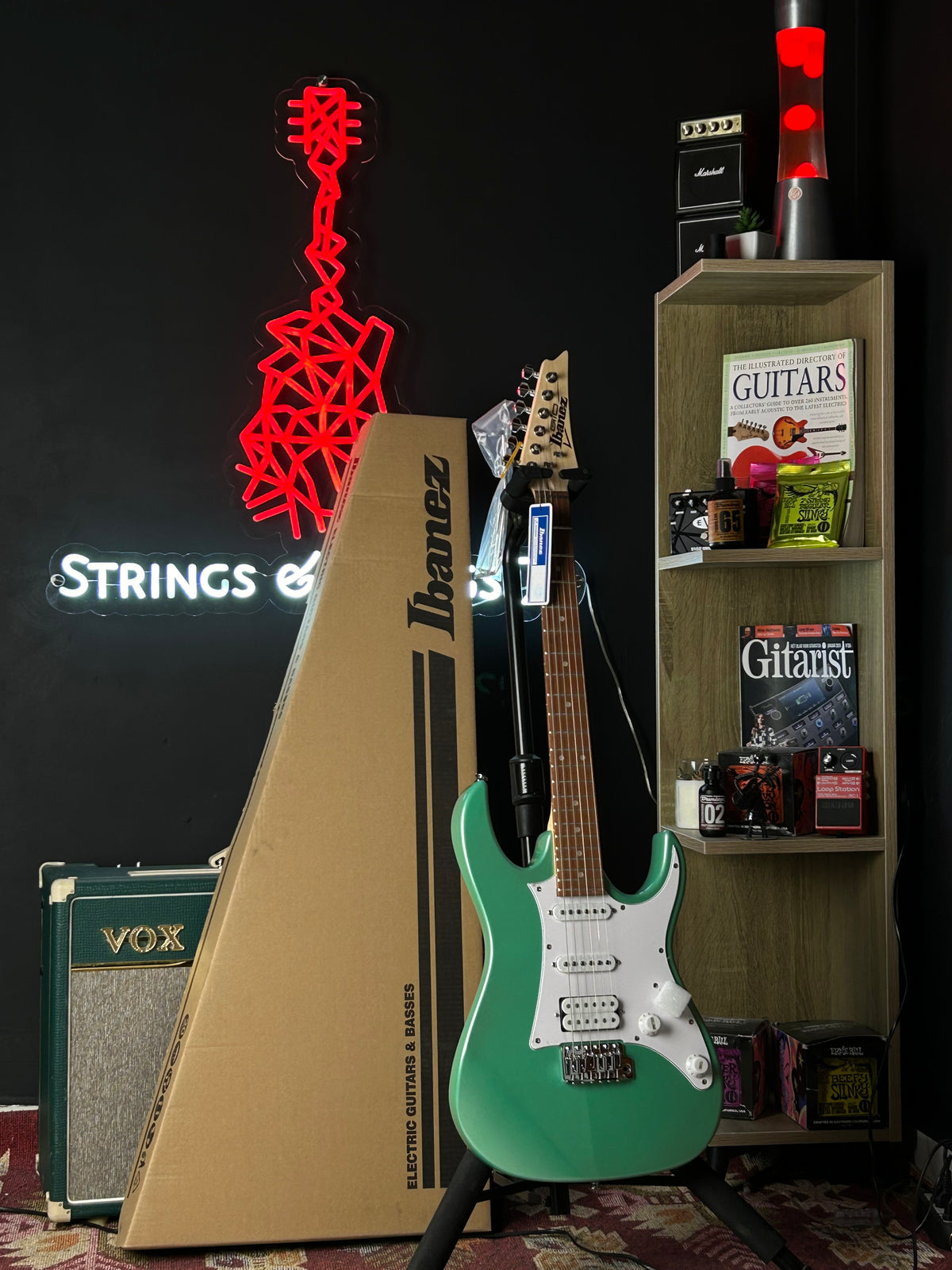 * Brand New * Ibanez GRX40 MGN Metallic Light Green Electric Guitar * Brand New * Ibanez GRX40 MGN Metallic Light Green Electric Guitar