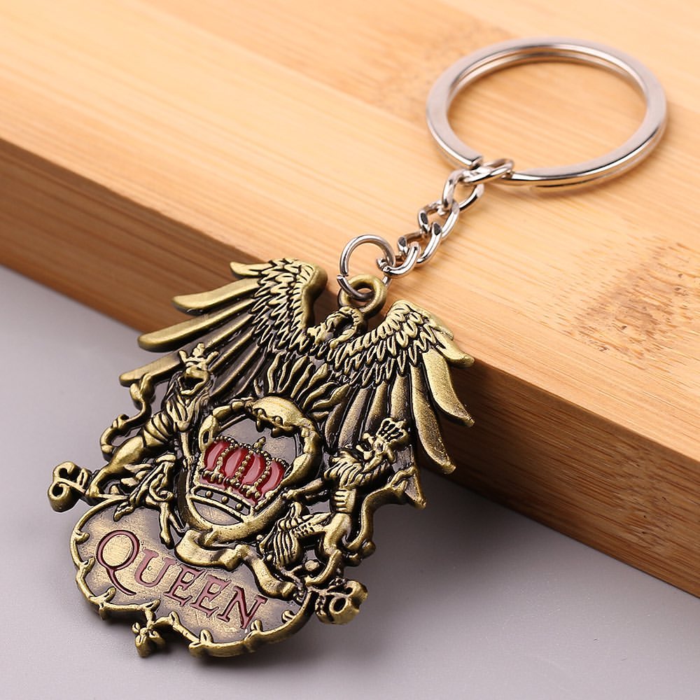 Queen Logo Keyring (Bronze) Queen Logo Keyring (Bronze)
