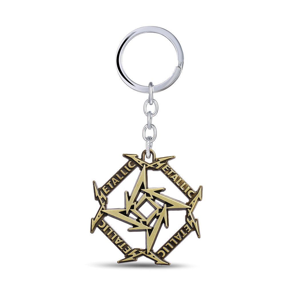 Metallica NinjaStar Keyring (Bronze)