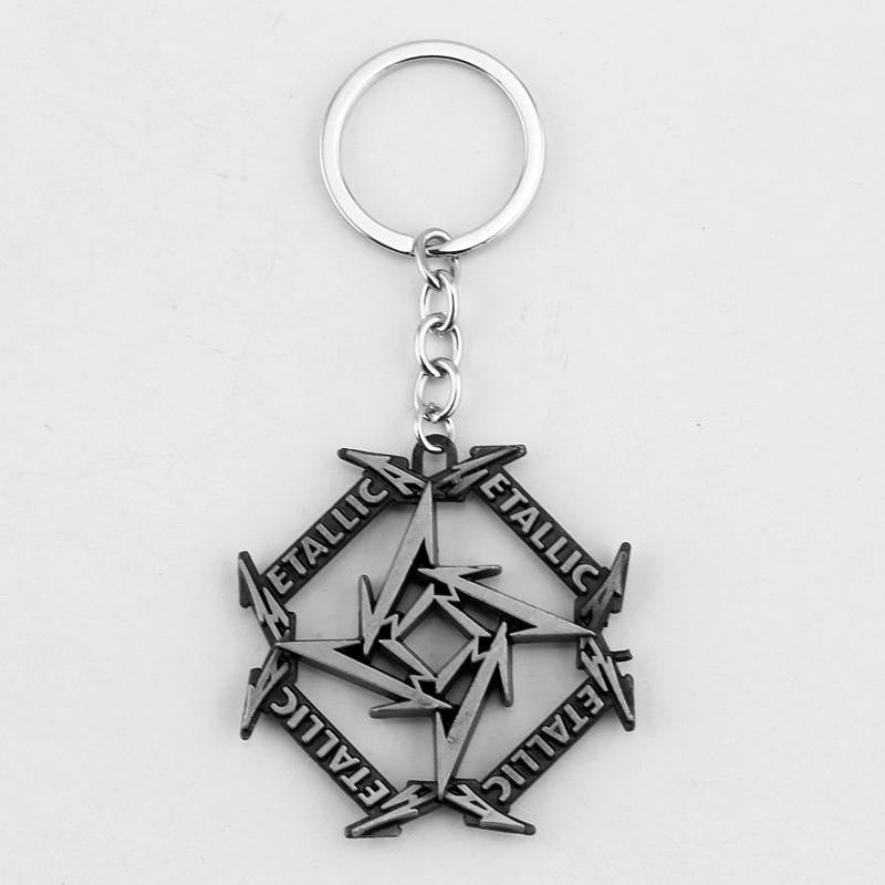 Metallica NinjaStar Keyring (Silver)