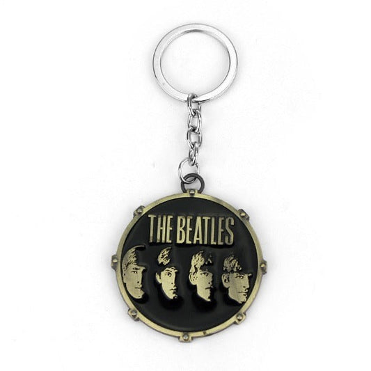 The Beatles Faces Keyring (Bronze)